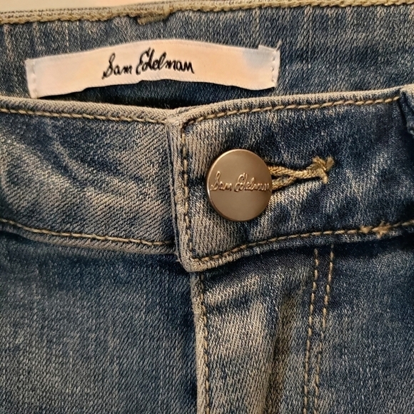 Sam Edelman The Kitten Two Tone Jeans NWT Size 27 - Picture 6 of 13